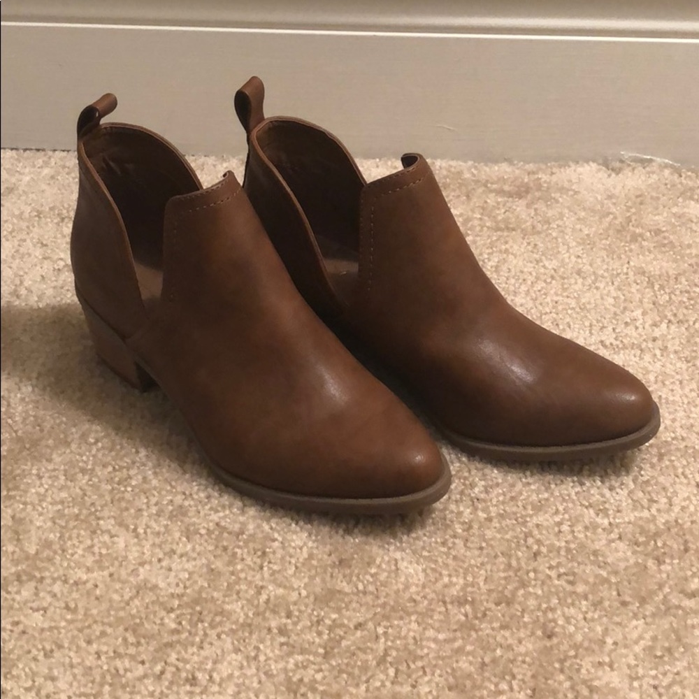 Brown booties
